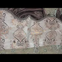 کنار پرده ۲ طرفه ۲ طرح با یالون فروشی|پرده، رانر، رومیزی|پاکدشت, شهرک امام رضا|دیوار