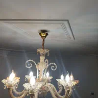 لوستر ۸ شعله|لوستر و چراغ آویز|ری, دیلمان|دیوار