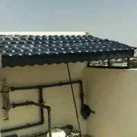 فایبرگلاس اردواز سردرب پلیکربنات ایرانیت پرچینpvc