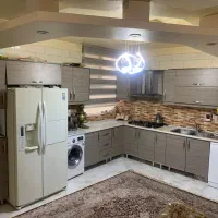 کابینت همراه با سینک و هود و گاز رومیزی