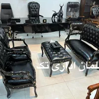 مبلمان اداری/نیمست دفترکارزیبامدل کویین منبت مشکی|مبلمان اداری|چهاردانگه (تهران), |دیوار