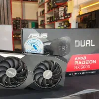 RX6600 ASUS DUAL دد حد آک|قطعات و لوازم جانبی رایانه|خرمآباد, |دیوار