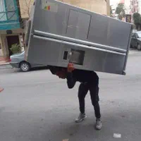اعزام کارگر اثاث کشی/کارگر تنها /حمل یخچال ساید/