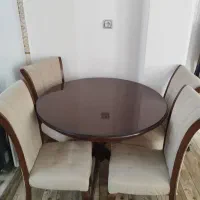 میز غذاخوری چوبی ۴ نفره