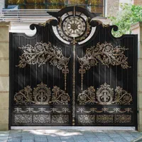 در حیاطی درب، درب فرفورژه درباغ، لادن ترک