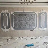 کاغذ دیواری تی وی وال قاب بندی دکور کفپوش|خدمات پیشه و مهارت|بجنورد, |دیوار