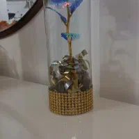 باکس شیشه ای گل رز جاودان روز مادر|گل مصنوعی|کرج, باغستان|دیوار