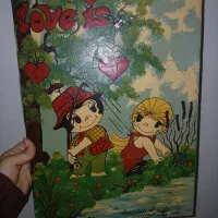 تابلوی مینیمال عاشقانه