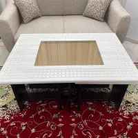 میز جلو مبلی و ۴ عدد عسلی