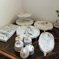 فروش انواع ظروف پذیرایی سنگ مصنوعی|صنایع دستی و سایر لوازم تزئینی|چناران, |دیوار