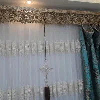 پرده پذیرایی تور به همراه والان ومدال|پرده، رانر، رومیزی|رشت, شهرک شهید مفتح|دیوار