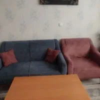 مبل 6نفره کم جا|مبلمان خانگی و میز عسلی|بومهن, |دیوار