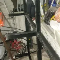تخت فرفوژه سفارشی بسیار سنگین و محکم دونفره با کف.|تخت و سرویس خواب|شوش, |دیوار