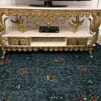 میز تلویزیون برنجی نو