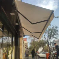 سایبان برزنتی سایه بان پارچه خارجی مفصل آلومینیوم|فروشگاه و مغازه|مشهد, شاهد (شهرک غرب)|دیوار