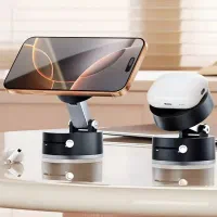 هولدر مشکی آهنربا دار تاشو|لوازم جانبی موبایل و تبلت|منوجان, |دیوار