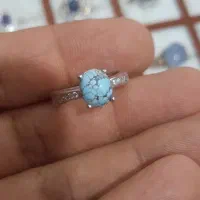 انگشتر فیروزه زنانه آبکاری رادیوم|جواهرات|بابل, |دیوار