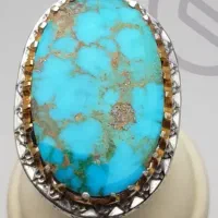 انگشتر فیروزه درشت