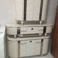 کنسول با آینه(جاکفشی )|بوفه، ویترین، کنسول|قزوین, |دیوار