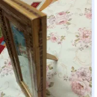 دو عدد تابلو و یک عدد آینه فیروزه سفالی