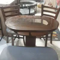 میز ناهارخور (نهارخوری) ۴ نفره کمجا در حد نو|میز و صندلی غذاخوری|قائمشهر, |دیوار