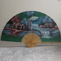 تابلو منظره بسیار زیبا مدل باد بزن