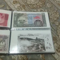 فروش اسکناس های درجه یک خارجی آلبوم۸۰عددی|کلکسیون سکه، تمبر، اسکناس|سقز, |دیوار