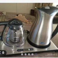 چای ساز استیل تایمر کم وزیاد داره|سماور، چای‌ساز، قهوه‌ساز|تهران, یافت‌آباد|دیوار