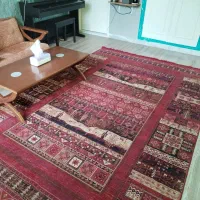 فرش 6 متری 700 شانه طرح ترکمن