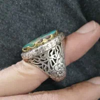 انگشتر نقره فیروزه مردانه|جواهرات|مشهد, کوی المهدی|دیوار