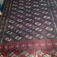 فرش ترکمنی پشم با ۶۰ سال سابقه