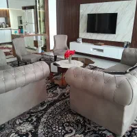 مبلمان 7 نفره و میز ناهارخوری 6 نفره