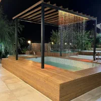 ساخت انواع کلبه و آلاچیق چوبی،کلبه سوئیسی،نما ترمو|خدمات پیشه و مهارت|باسمنج, |دیوار