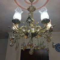 دو عدد لوستر برنز بسیار تمیز و نو