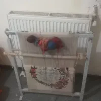 دار قالی تابلو فرش گل ابریشم