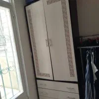 تخت کم‌جا با کمد و پاتختی طرح ورساچه|تخت و سرویس خواب|تهران, مجیدآباد|دیوار