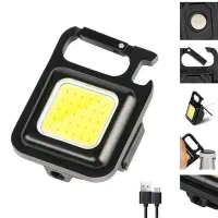 چراغ هدلایت کارابینی COB keychain