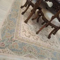 فرش ماشینی ابریشم ۱۵۰۰شانه|فرش|اهر, |دیوار