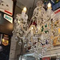لوستر کریستالی ۶شعله نو نو