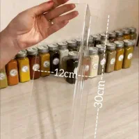 شیشه های ادویه مکارتی|ظروف نگهدارنده، پلاستیکی، یک‌بارمصرف|قزوین, |دیوار