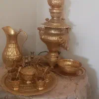 سرویس سماور قلم زنی ابکاری طلا