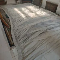 پرده حریر ساده .ساتن براق