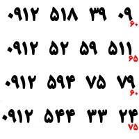 فروش تعدادی سیمکارت 0912 ۰۹۱۲ ارزان زیر قیمت بازار|سیمکارت|تهران, فردوس|دیوار