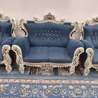 مبل سلطنتی 7 نفره و میز عسلی