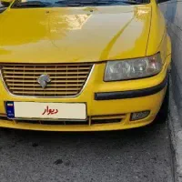 تاکسی سمند ef7 دوگانه سوز  خط پیشوا به ورامین