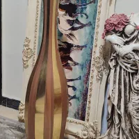 گلدان کنارسالنی ومیز تلفن چوبی