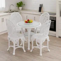 میز و صندلی آشپزخانه و تراسی پلیمری قابل شستشو