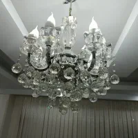 لوستر ۴شاخه نقرهای