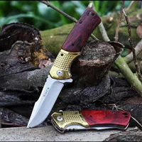 *مجموعه‌چاقوگلد* چاقو تاشو باک طلایی DA96