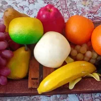 سبدومیوه مصنوعی میوه های مصنوعی تزئینی|صنایع دستی و سایر لوازم تزئینی|کرج, آق تپه|دیوار